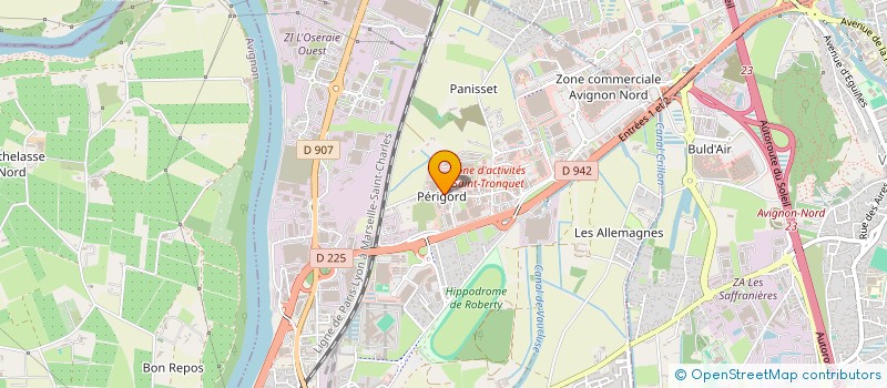 localisation de l'entreprise CIE DES PISCINES DU VAUCLUSE  LE PONTET