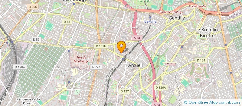 localisation de l'entreprise CIE DES TAXIS BLEUS DITS TB à ARCUEIL