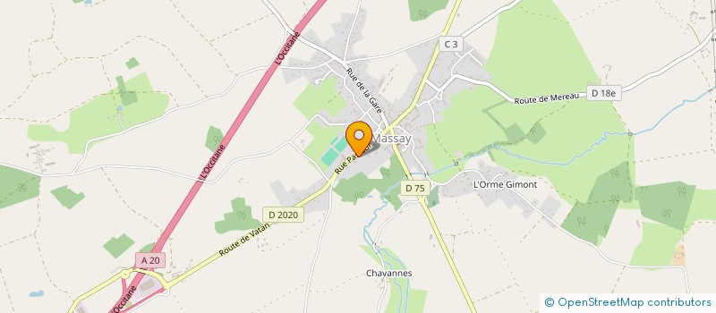 localisation de l'entreprise CIE DES TAXIS SOULAT  MASSAY