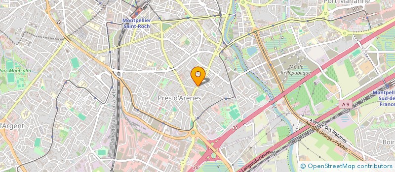 localisation de l'entreprise CIE DES TROIS COUPS DU BRIGADIER à MONTPELLIER