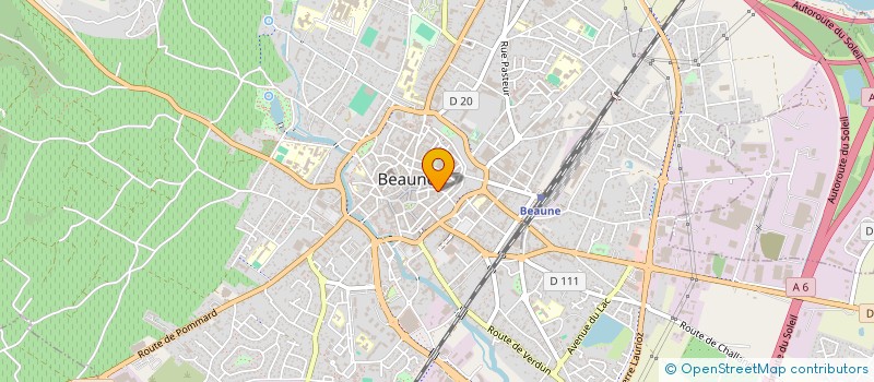 localisation de l'entreprise CIE DES VINS SUD PACIFIQUE  BEAUNE