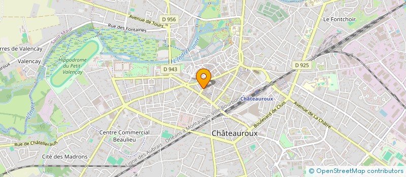 localisation de l'entreprise CIE DES VOYELLES à CHATEAUROUX