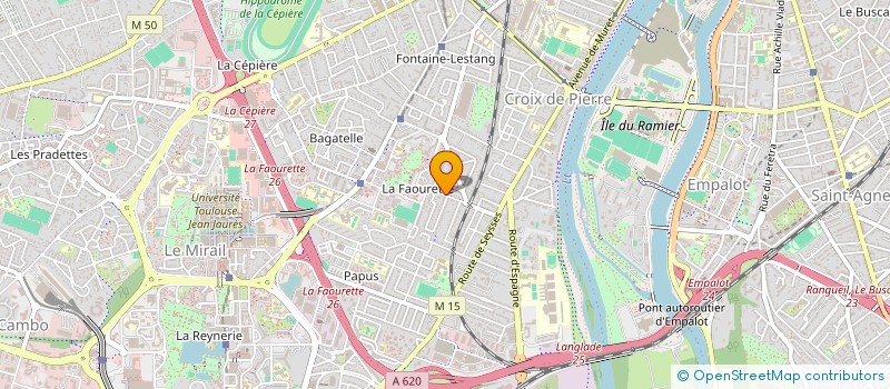 localisation de l'entreprise CIE DEUX LAZ à TOULOUSE