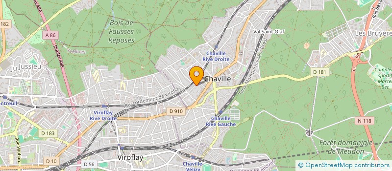 localisation de l'entreprise CIE DEVELOP INDUST CINEMA à CHAVILLE