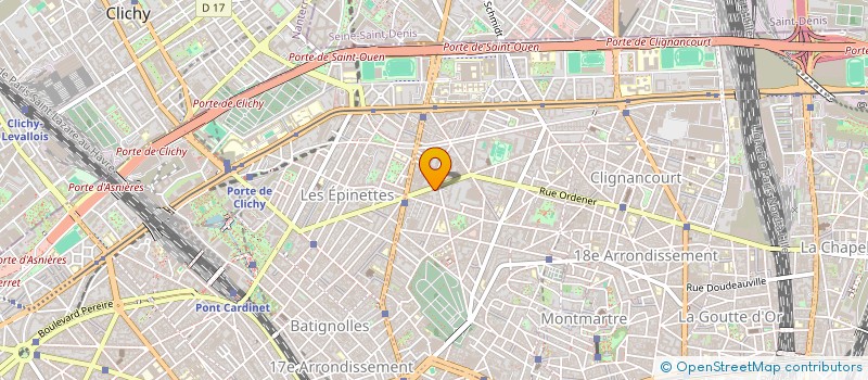 localisation de l'entreprise CIE DISTRIBUTION ACCESSOIRES AUTOMOBILES à PARIS