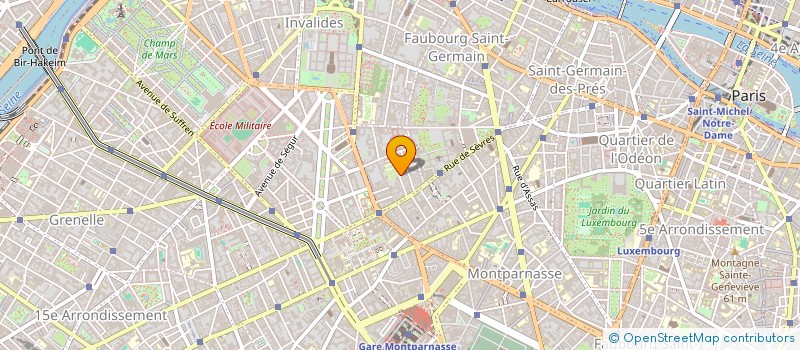 localisation de l'entreprise CIE DOMINIQUE BALZER  PARIS