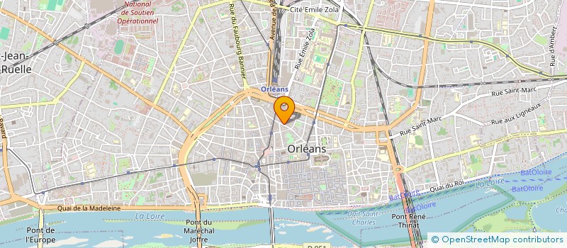 localisation de l'entreprise CIE DU SOLEIL SA à ORLEANS