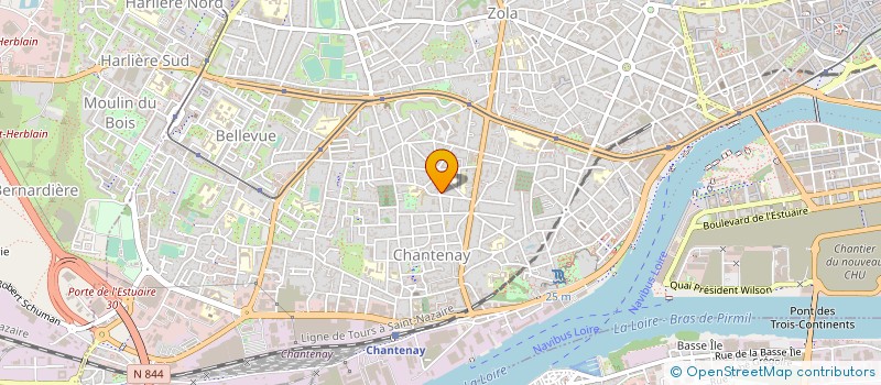 localisation de l'entreprise CIE DU THEATRE FOU à NANTES