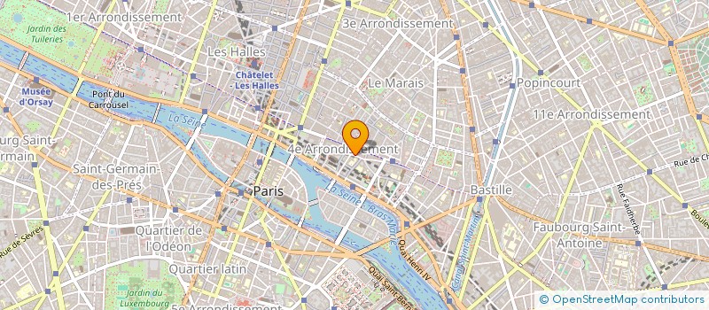 localisation de l'entreprise CIE DU THEATRE SUR LA PLACE  PARIS