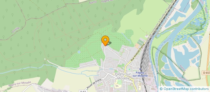 localisation de l'entreprise CIE DU VENT DANS LES BRANCHES  PAGNY-SUR-MOSELLE