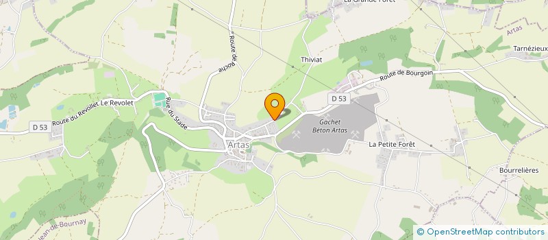 localisation de l'entreprise CIE DU VETEMMENT  ARTAS