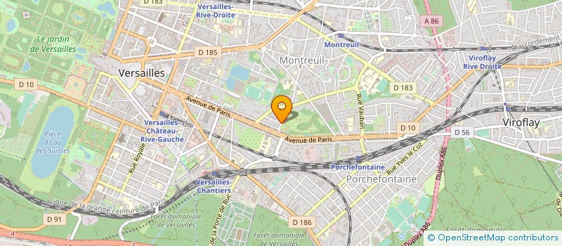 localisation de l'entreprise CIE ECHANGES INTERNA MIOMO CIE à VERSAILLES