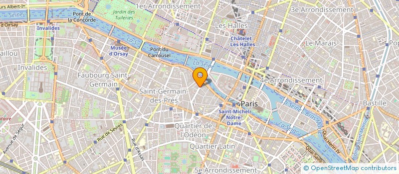 localisation de l'entreprise CIE EDITIONS DIPLOMATIQUES ET PARLEMENT. à PARIS