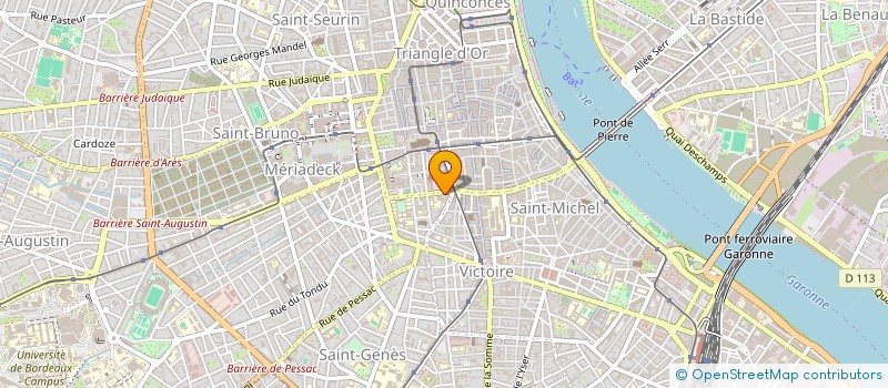 localisation de l'entreprise CIE ELECTR ET D ADDUCTION EAU à BORDEAUX