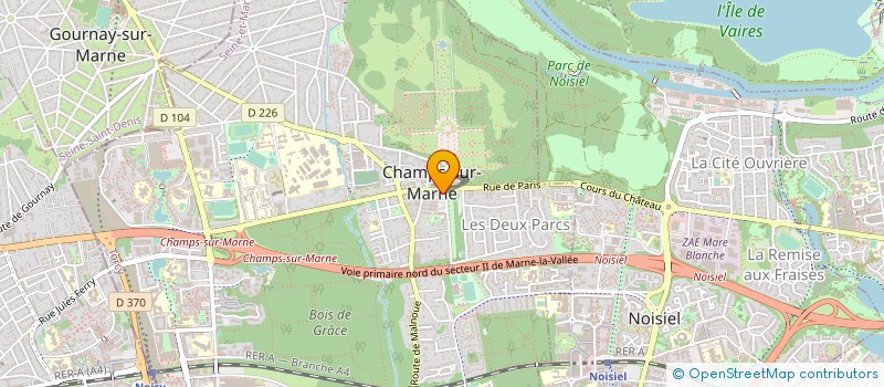 localisation de l'entreprise CIE ELECTRIQUE MARNE LA VALLEE FARELEC à CHAMPS-SUR-MARNE
