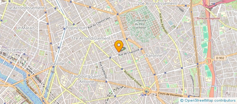 localisation de l'entreprise CIE EN TOUTES LIBERTES  PARIS
