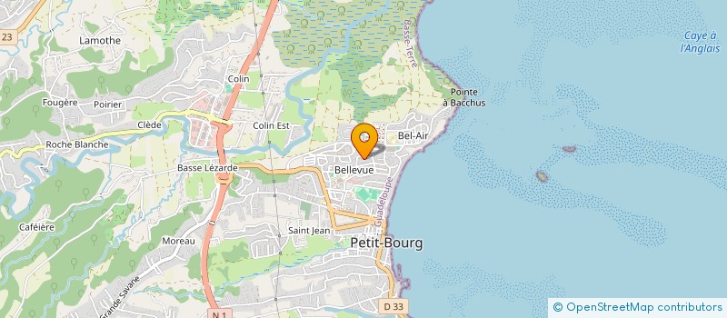 localisation de l'entreprise CIE ENTR BAT TRAVAUX PUBLICS  PETIT-BOURG