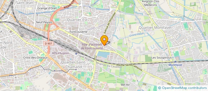 localisation de l'entreprise CIE EQUIPEM TRAITEM DES EAUX à AVIGNON