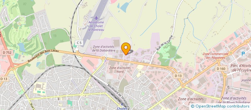localisation de l'entreprise CIE ERNESTO BARYTONI à CHOLET
