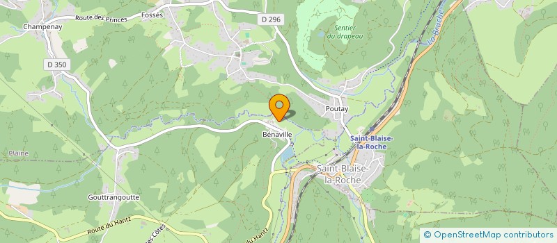 localisation de l'entreprise CIE ETNA BOUM  SAULXURES