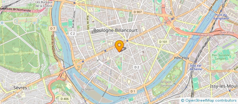 localisation de l'entreprise CIE ETUDES CONSEILS BOURSIERS FINANCIERS à BOULOGNE-BILLANCOURT