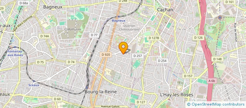 localisation de l'entreprise CIE ETUDES DISTRIB REALIS INDUSTR COMMER à BOURG-LA-REINE