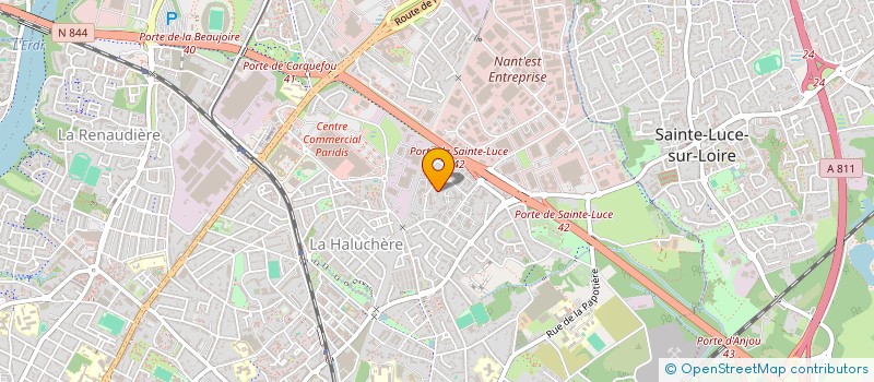 localisation de l'entreprise CIE EUROP DIFFUSION IMMOB COMMERCIALE  NANTES