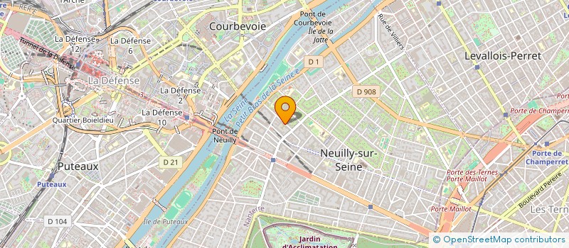 localisation de l'entreprise CIE EUROP RECHERCHES INFORMATIQUES SPECI à NEUILLY-SUR-SEINE