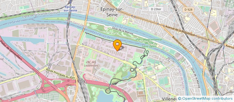 localisation de l'entreprise CIE EUROPE DISTRIBU EXPLOI MATERI INDUST à VILLENEUVE-LA-GARENNE