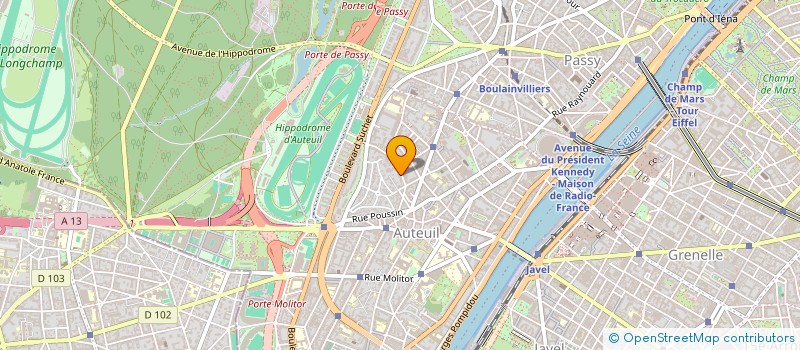 localisation de l'entreprise CIE EUROPE LOISIRS ET TOURISME à PARIS