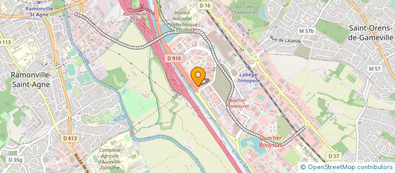 localisation de l'entreprise CIE EUROPEEN FOURNITUR SERVICE à LABEGE