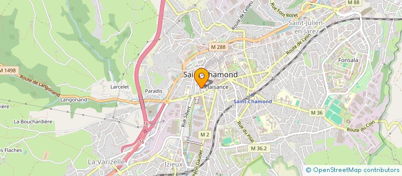 localisation de l'entreprise CIE EUROPEENNE DE COMMUNICATION à SAINT-CHAMOND
