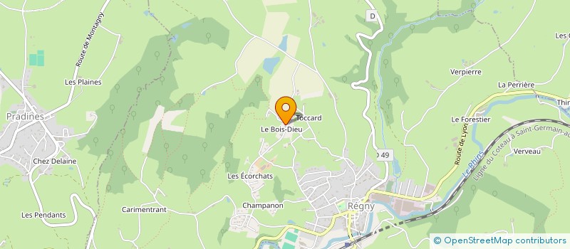 localisation de l'entreprise CIE EUROPEENNE DE DIFFUSION TEXTILE à REGNY