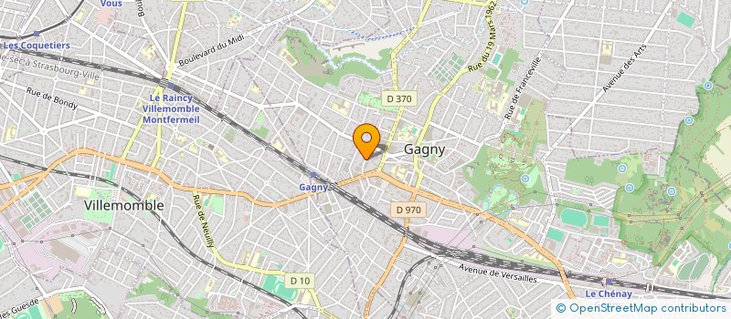 localisation de l'entreprise CIE EUROPEENNE DE PREVENTION ET SECURITE à GAGNY