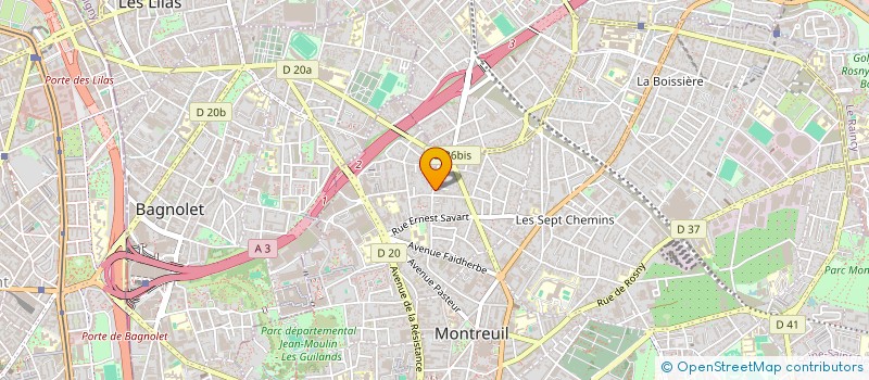 localisation de l'entreprise CIE EUROPEENNE DE SERVICE ET D'ENTRETIEN à MONTREUIL