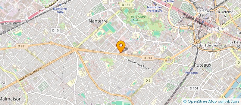 localisation de l'entreprise CIE EUROPEENNE PARAPETROLIERE EQUIPEMENT à NANTERRE
