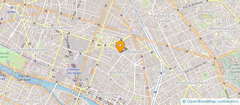 localisation de l'entreprise CIE EUROPEENNE PARFUMS ET COSMETIQUES à PARIS