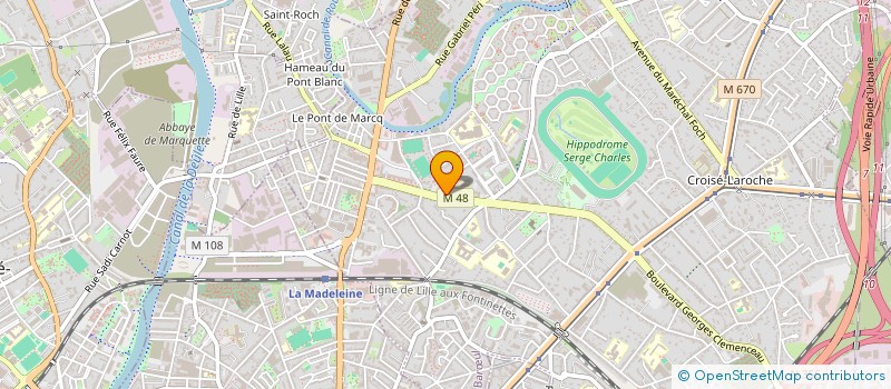 localisation de l'entreprise CIE EUROPEENNE TRANSPORT NEGOCE à MARCQ-EN-BARŒUL