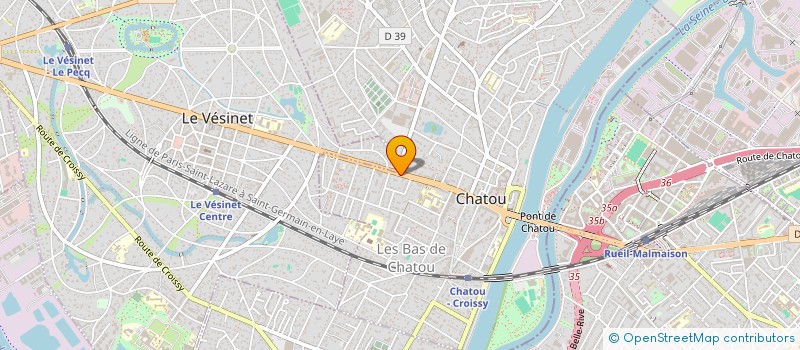 localisation de l'entreprise CIE EXPERT COMPT ILE FRANCE à CHATOU