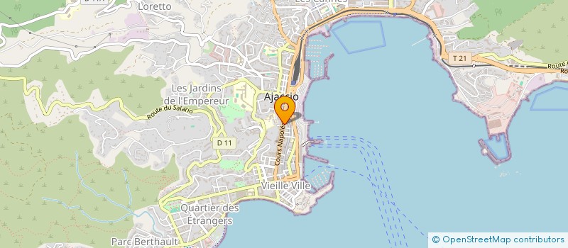 localisation de l'entreprise CIE FIDUCIAIRE à AJACCIO