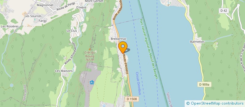 localisation de l'entreprise CIE FIDUCIAIRE DE PATRIMOINE  TALLOIRES-MONTMIN