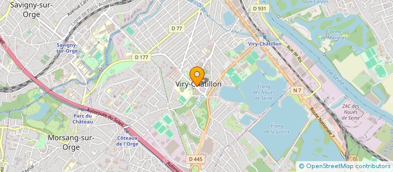 localisation de l'entreprise CIE FILLES CHARITE CENTRE SOIN à VIRY-CHATILLON