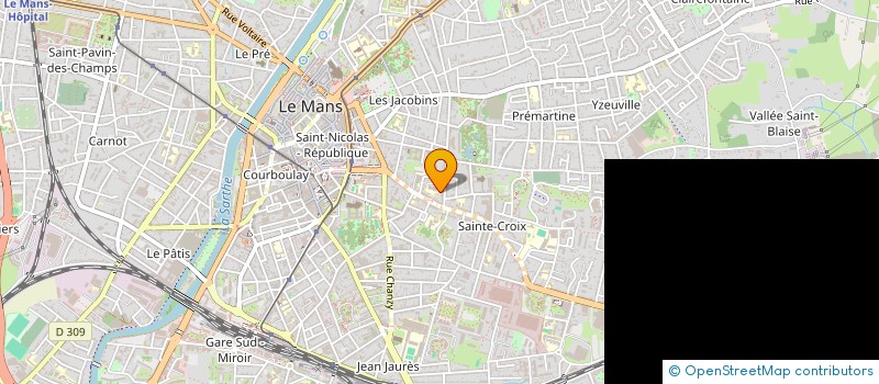 localisation de l'entreprise CIE FILLES CHARITE MAISON RETRAITE BONNI  LE MANS