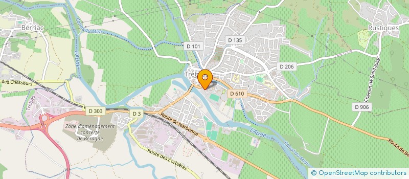 localisation de l'entreprise CIE FILLES CHARITE ST VINCENT  TREBES