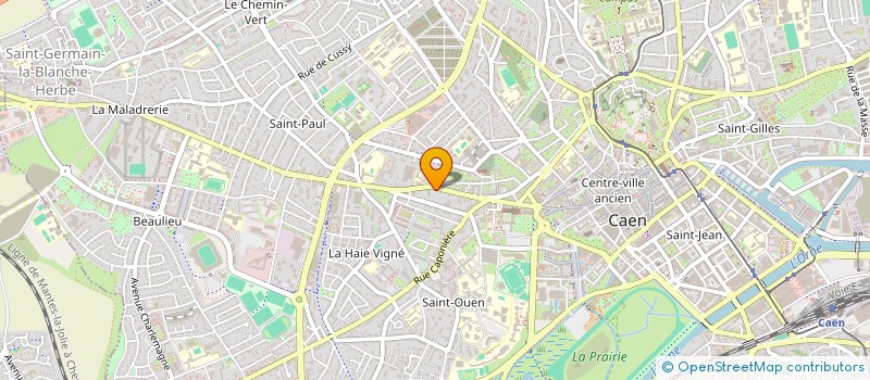 localisation de l'entreprise CIE FILLES DE LA CHARITE à CAEN