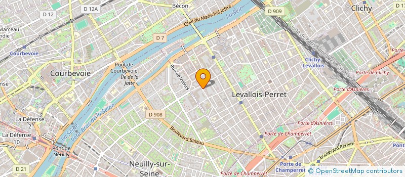 localisation de l'entreprise CIE FINANCEMENT COLLECT TERRIT ET ENTREP à LEVALLOIS-PERRET