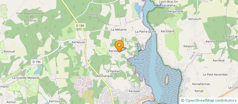 localisation de l'entreprise CIE FINANCIERE DE L'ATLANTIQUE NORD à LA TRINITE SUR MER