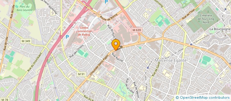 localisation de l'entreprise CIE FINANCIERE DE POORTERE à TOURCOING