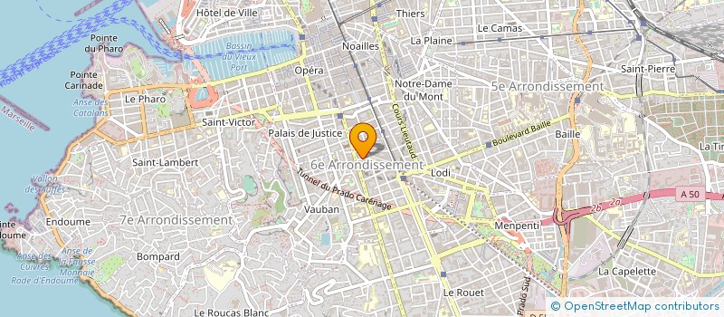 localisation de l'entreprise CIE FINANCIERE DU LITTORAL à MARSEILLE