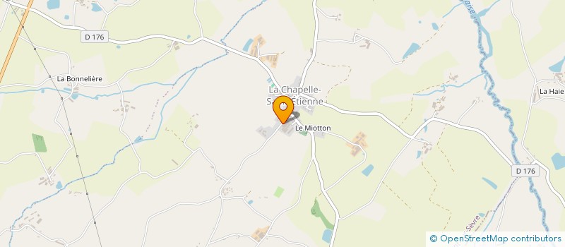 localisation de l'entreprise CIE FINANCIERE ET CIAL DE L'ERABLE  MONCOUTANT-SUR-SEVRE